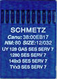  Schmetz UY 128 GAS SES SERV 80